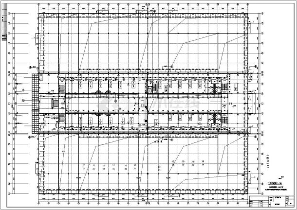 重庆市某工业区1.6万平米2层钢框架结构生产车间建筑设计CAD图纸-图二