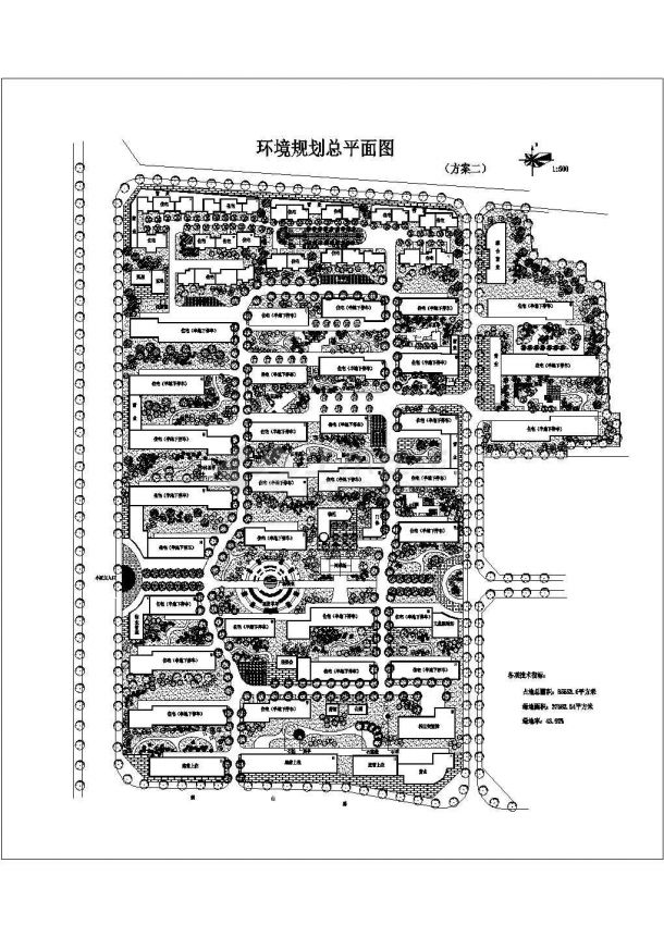 广州某欧式小区规划设计施工图-图一