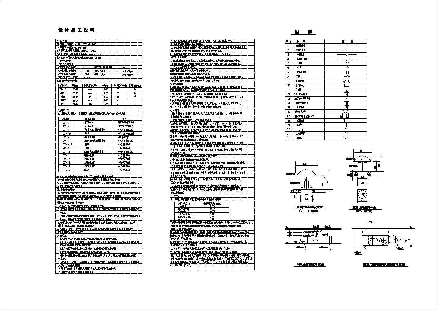 苏州某万达影院全套空调系统cad设计图纸(含各层平面图)
