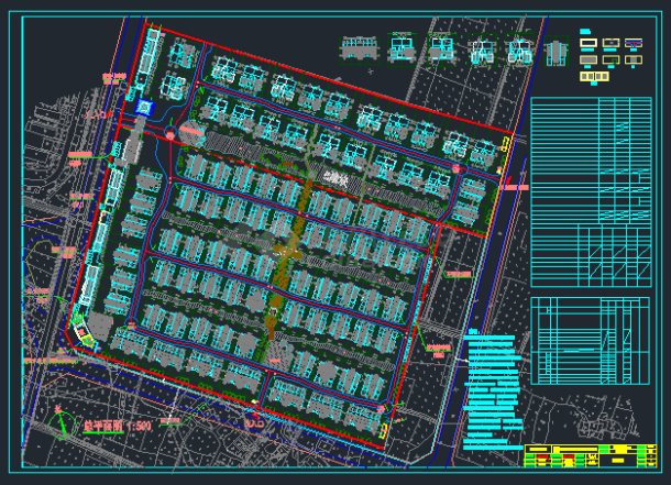 成都芙蓉古城八期仿古建筑CAD施工图-图一