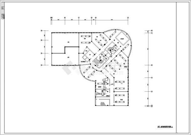 高层办公楼空调通风及防排烟系统设计施工图-图一