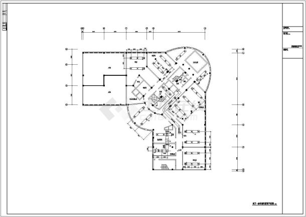 高层办公楼空调通风及防排烟系统设计施工图-图二