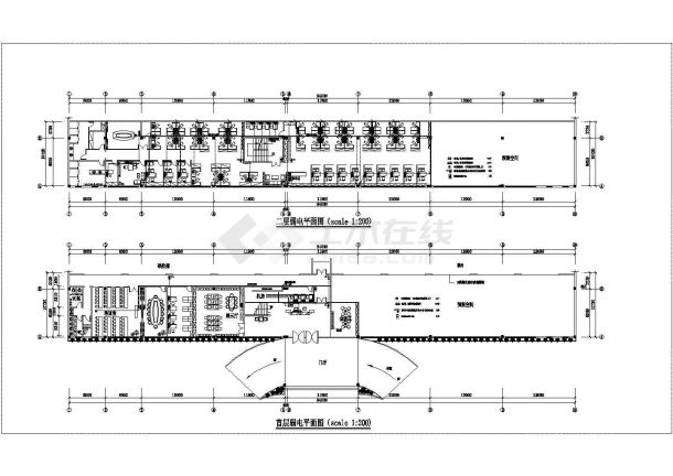 某集团公司办公楼网络CAD建筑设计施工图-图二