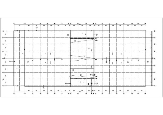 北京某食品厂5100平米排架+砖混结构加工厂房建筑设计CAD图纸_图1