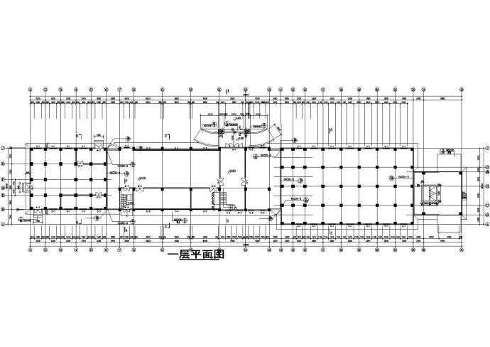 长90.8米 宽16米 6层面粉制粉车间建筑cad施工图_图1