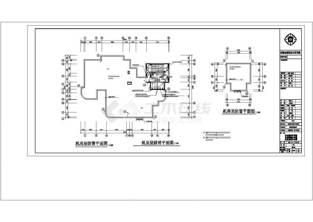 高层住宅楼电气设计CAD建筑设计施工图-图一