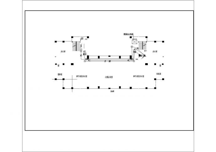 某办公大楼电气设计CAD建筑设计施工图_图1