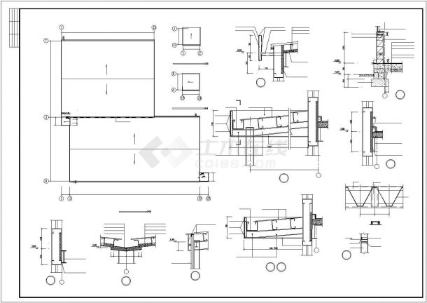 长110米 宽45.6米 5层20712.24平米厂房方案设计cad施工图-图一