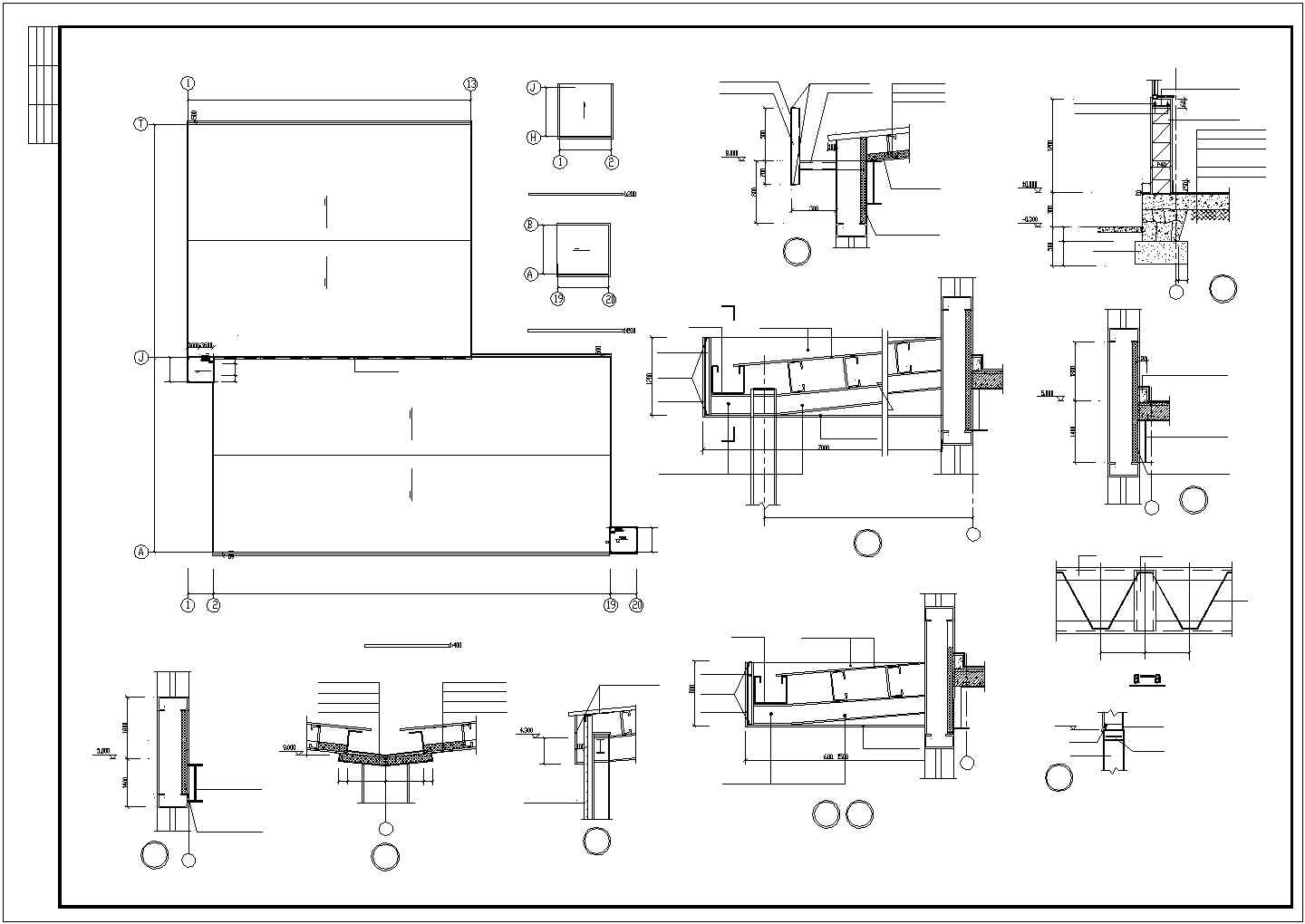 长110米 宽45.6米 5层20712.24平米厂房方案设计cad施工图
