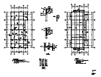 配电室设计_某市四层钢结构配电室结构施工cad图纸_图1