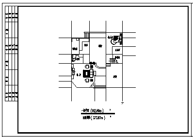 别墅设计_某三层B型别墅户型建筑设计cad图纸-图二