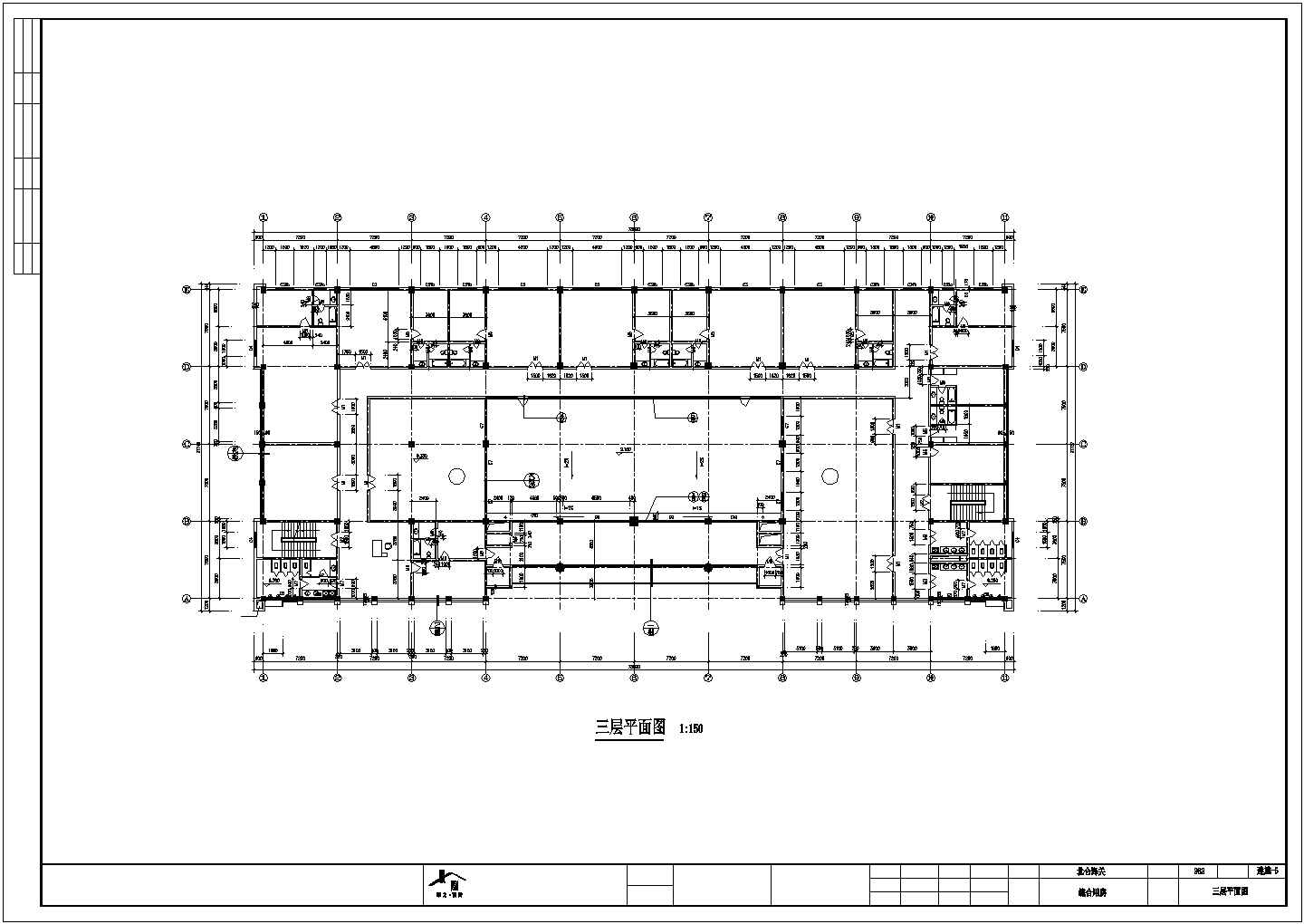 某综合用房CAD设计建筑施工图