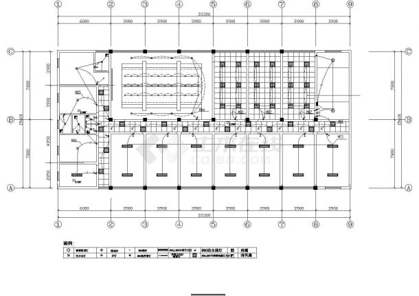 某综合楼CAD建筑电气施工图-图二