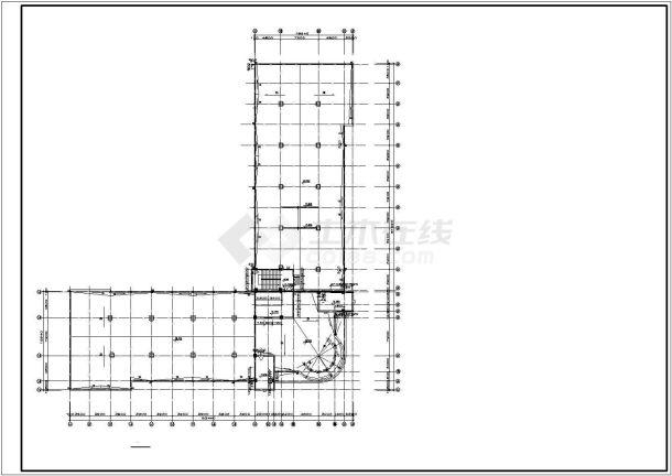 某综合楼CAD框架结构设计施工图纸-图一