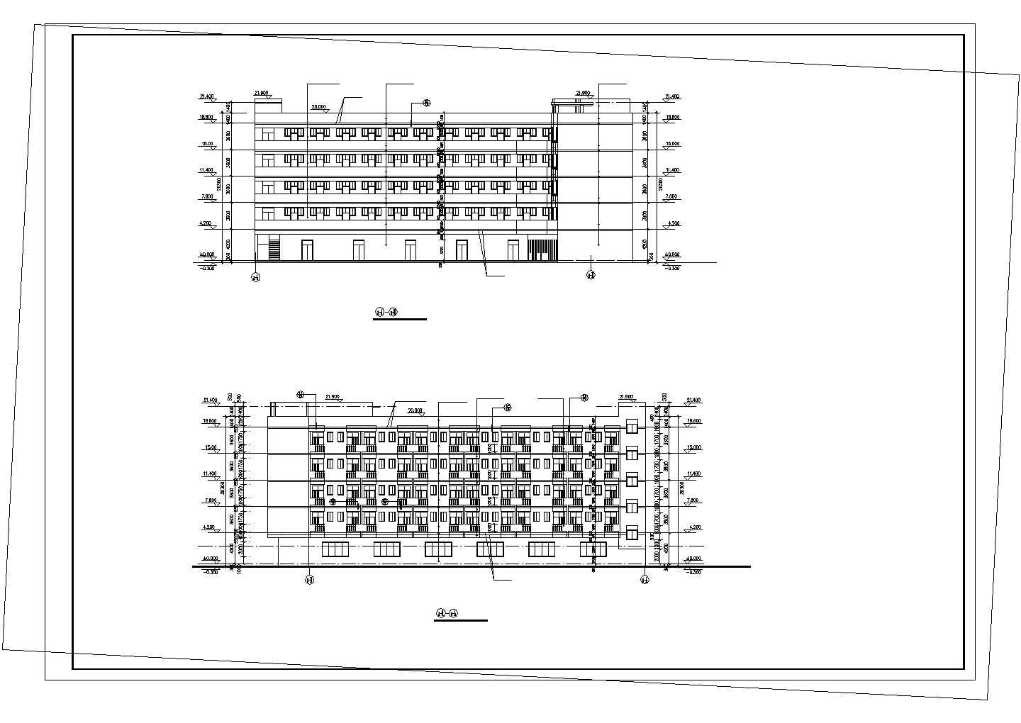 某大学宿舍全套建筑设计施工图