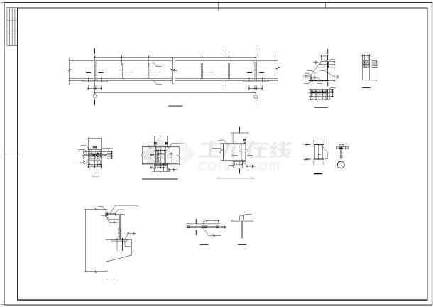 长47米 宽23.8米 2层2030平米厂房cad建施图-图二