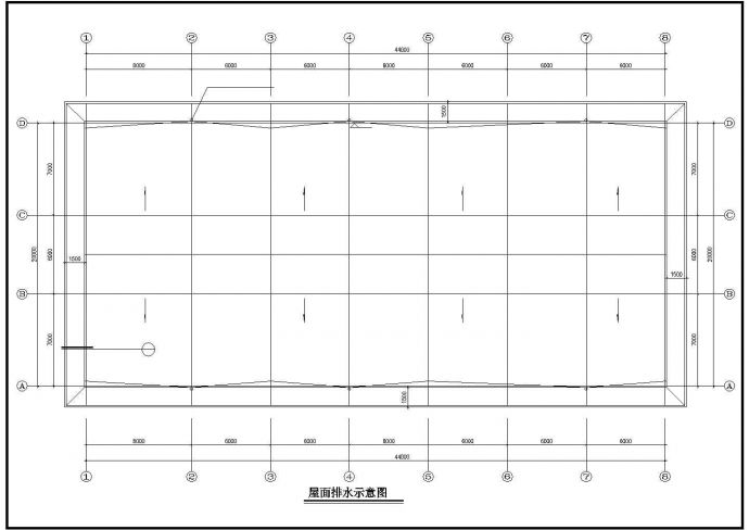 郑州市某化工厂890平米单层砖混结构职工餐厅建筑设计CAD图纸_图1