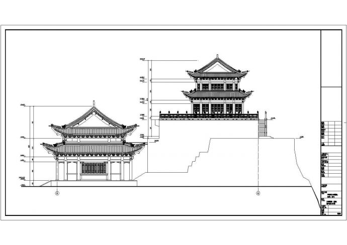 某华藏寺大雄宝殿CAD建筑施工图完整_图1