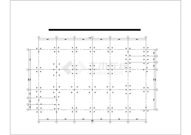 【最新】某生产车间钢结构建筑设计方案CAD图纸-图二