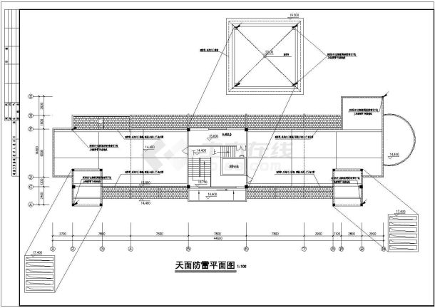 招待所电气施工图CAD图纸-图一