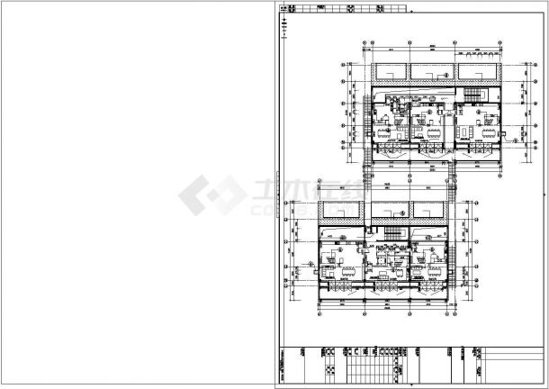 某2657平米4层展览展馆CAD建筑施工图【平立剖 总平 楼梯 门窗[表] 说明】-图一