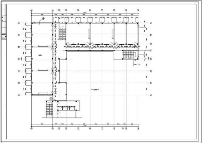 某地理工学校全套建筑设计CAD图_图1