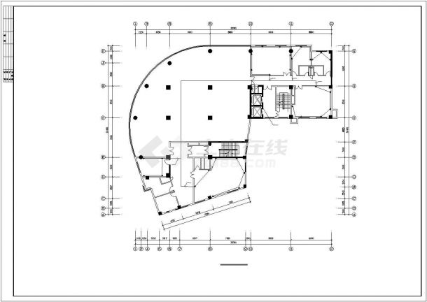 长春市某商业街15层框架结构商务酒店全套电气系统设计CAD图纸-图一