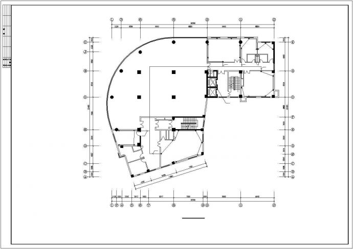 长春市某商业街15层框架结构商务酒店全套电气系统设计CAD图纸_图1