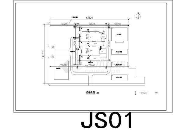 某教学楼建筑设计CAD方案施工图纸-图一