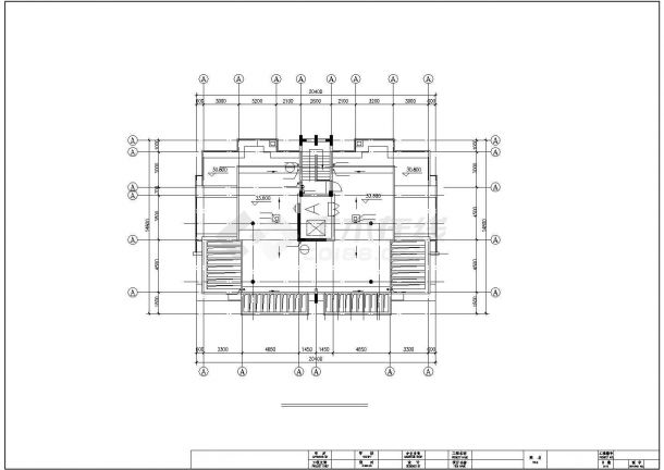 跃层住宅楼全套给排水施工图（长20.4米 宽14.8米）-图二