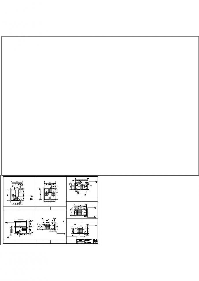 某大型超市CAD全套施工图（含建筑专业全套）_图1
