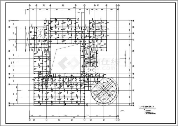 某框架结构幼儿园建筑结构施工图-图二