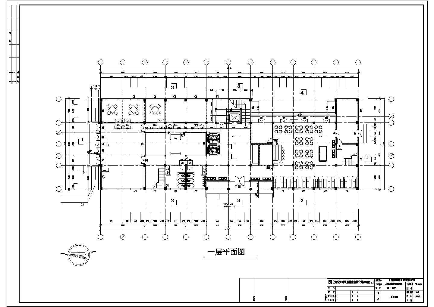 上海桥梓湾商城会所仿CAD古建筑施工图