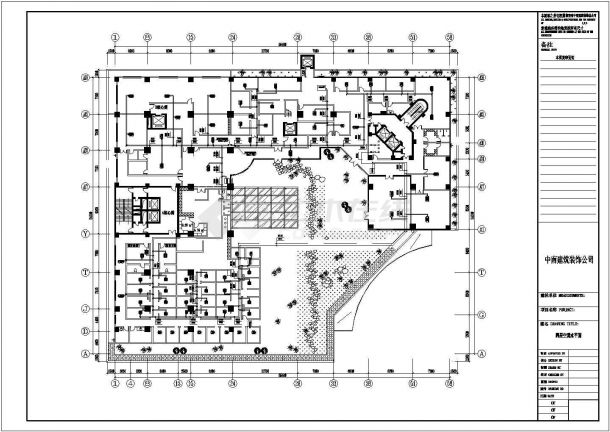 嘉兴市某街道23层框架结构星级酒店空调通风系统设计CAD图纸-图二