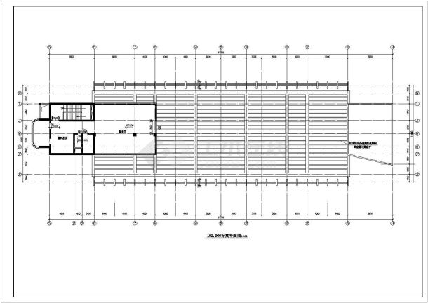 南京市某商圈2.2万平米24层框架结构四星级大酒店建筑设计CAD图纸-图一