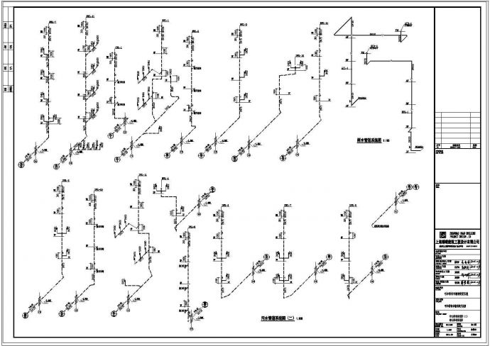 40-污水管道系统图（二）雨水管道系统图._图1