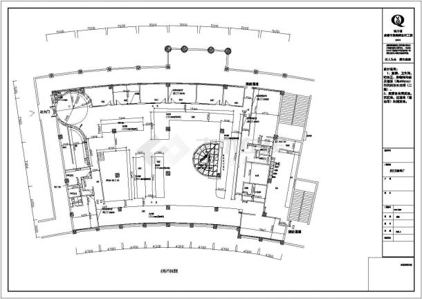 某地咖啡厅CAD规划参考平面图-图二