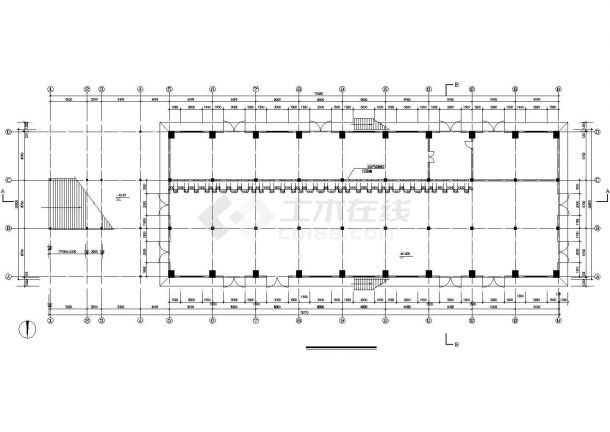 某食堂综合楼CAD建筑设计扩出图-图二