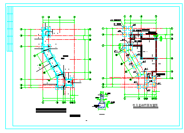 某公园茶室建筑结构cad设计施工图