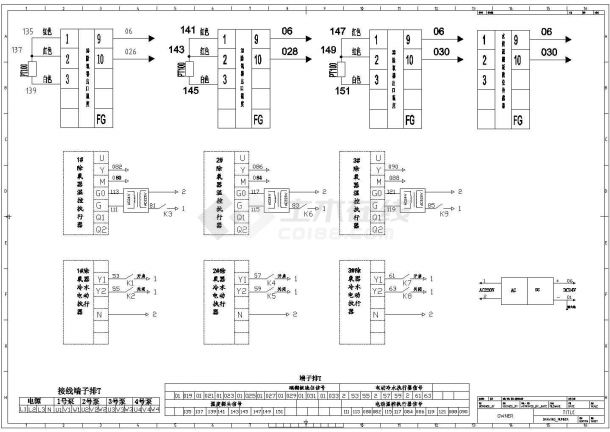 某配电工程西门子PLC控制回路设计cad详细电气施工图-图二