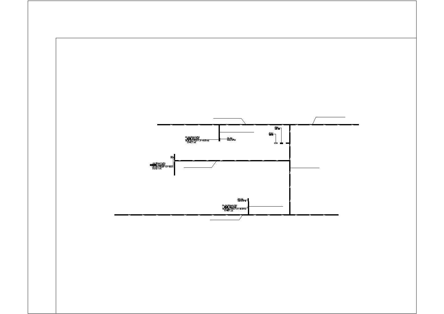某南山开发集团大厦室内设计方案 33F南山宝湾物流中心CAD电气施工图