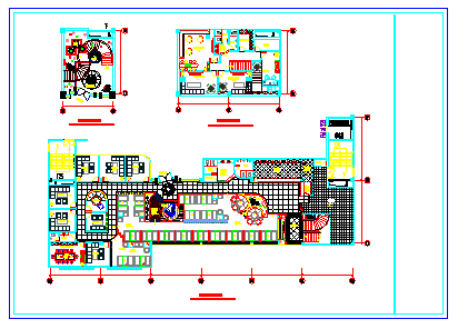  CAD construction design drawing for interior decoration of cross-strait coffee shop - Figure 2