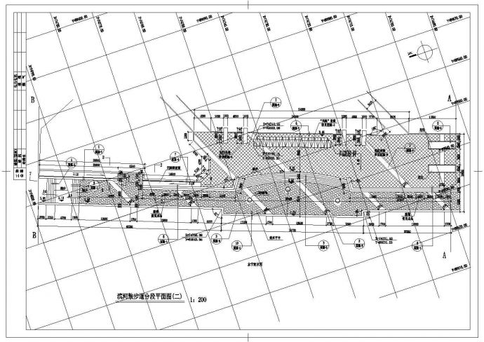 某市桥南公园CAD景观设计施工图_图1