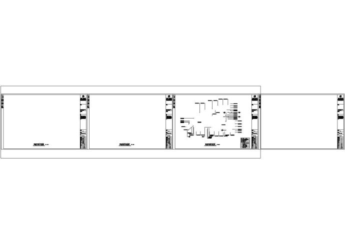 某鹏宇实业办公空间CAD室内装修设计施工图_图1