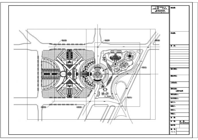 某科技公园CAD景观设计图纸_图1