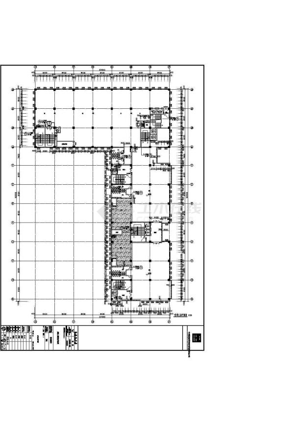 某南区二号商业用地-商业办公综合楼CAD建筑设计施工图-图二