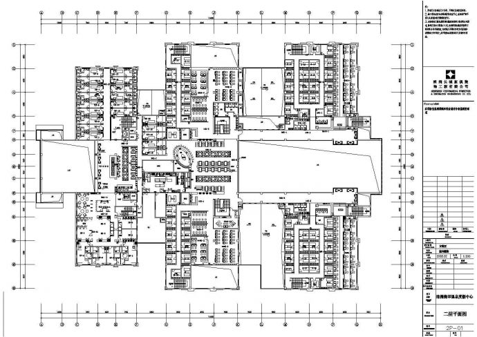某珠海海泉湾海洋温泉中心-二层平面图CAD室内装修设计_图1