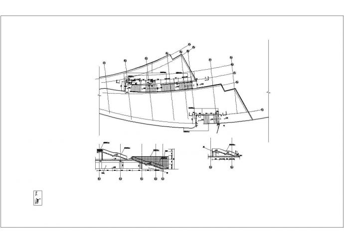 某保利沈阳文化中心CAD室内装修设计楼梯详图_图1