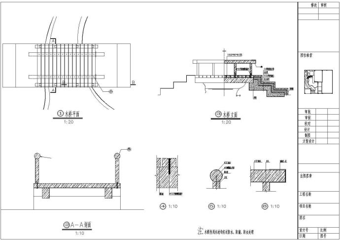 某经典园林CAD景观设计绿化施工详图_图1