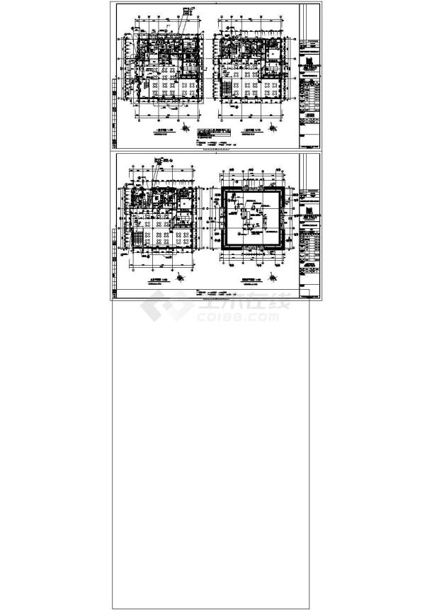 某餐饮社区公建会所-餐饮CAD建筑设计施工图-图二